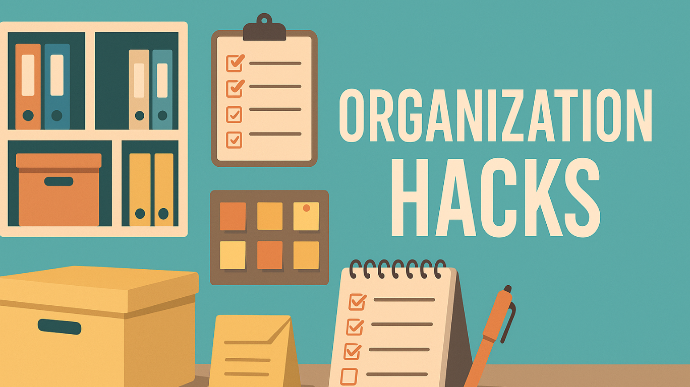 Top Organization Hacks to Boost Productivity
